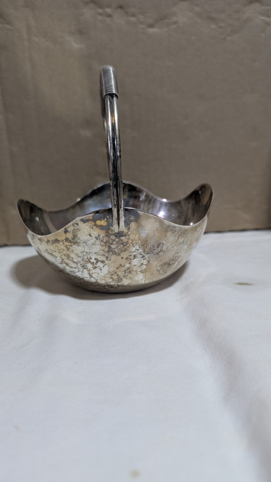 Vintage Silver Plated Candy Dish From Denmark. #149