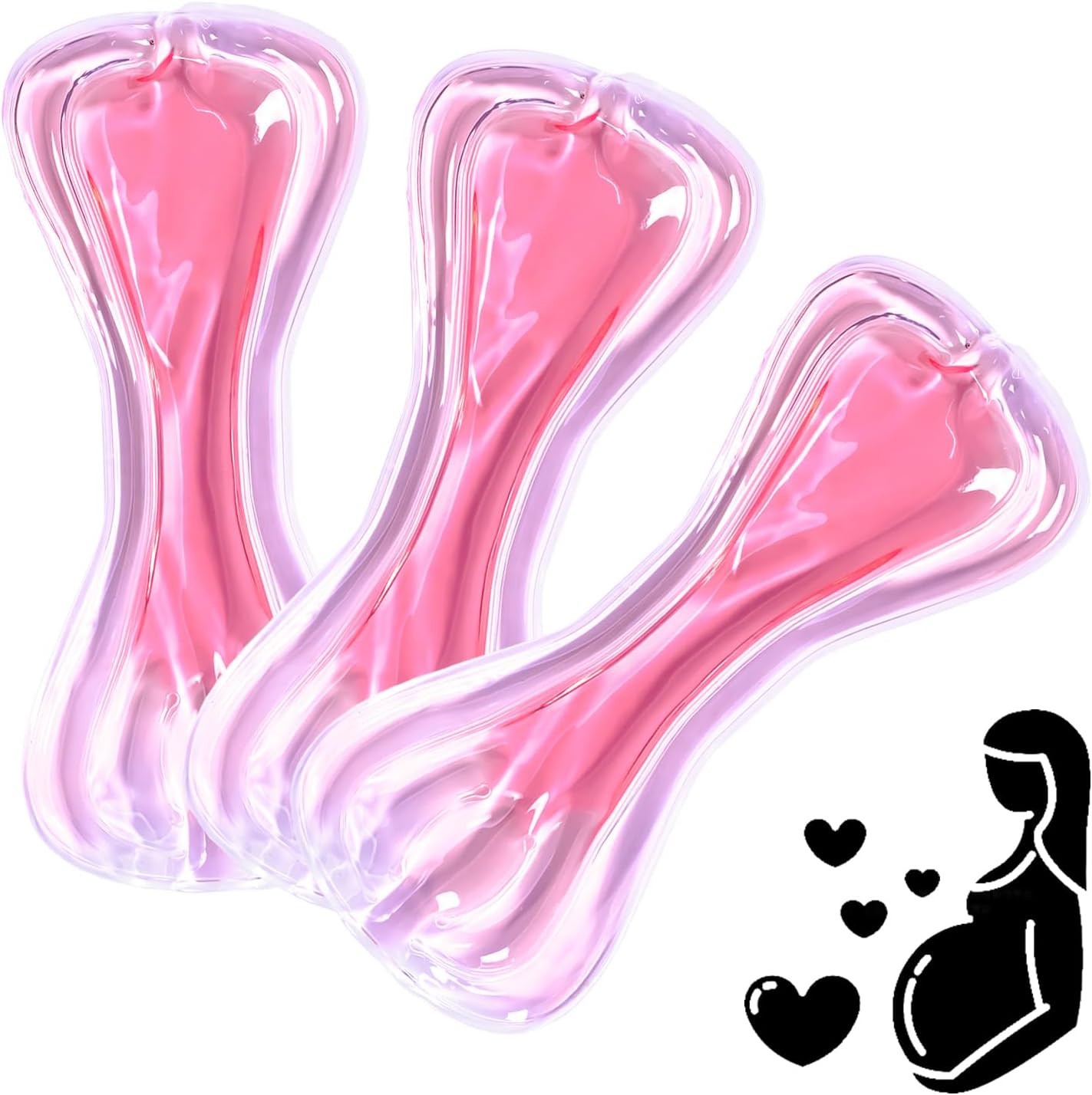 3PCS Reusable Perineal Cooling Pad Hemorrhoid and Perineal Ice Packs Postpartu