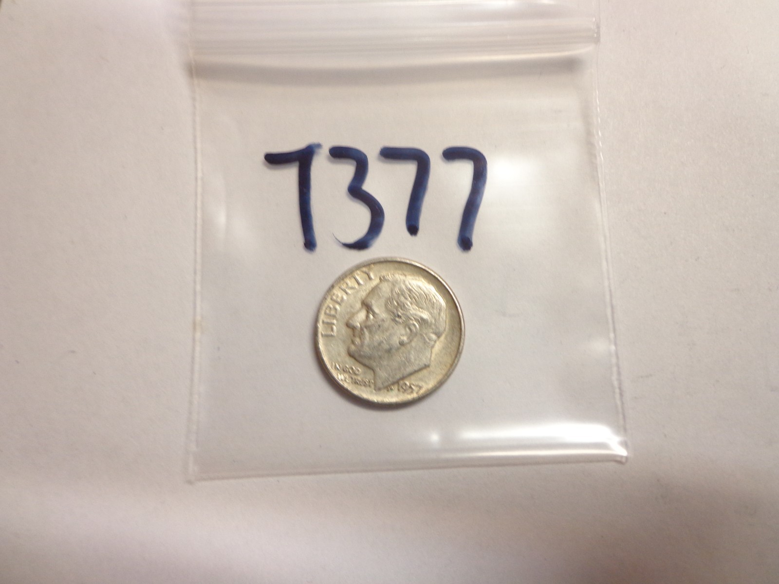 1957 D Roosevelt Dime 90% Silver