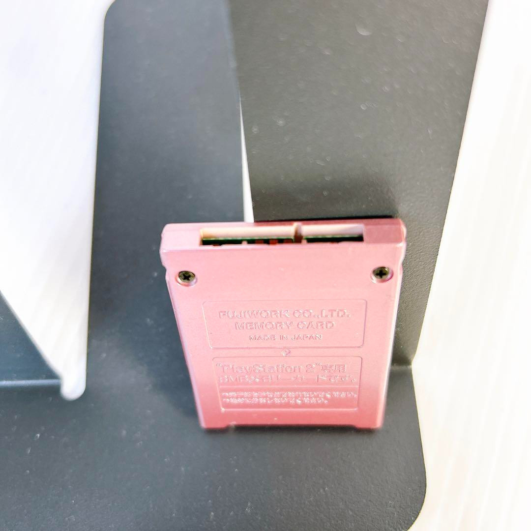 PS2 Memory Card 8MB Fujiwork PINK Memory King Playstation 2 Made in Japan