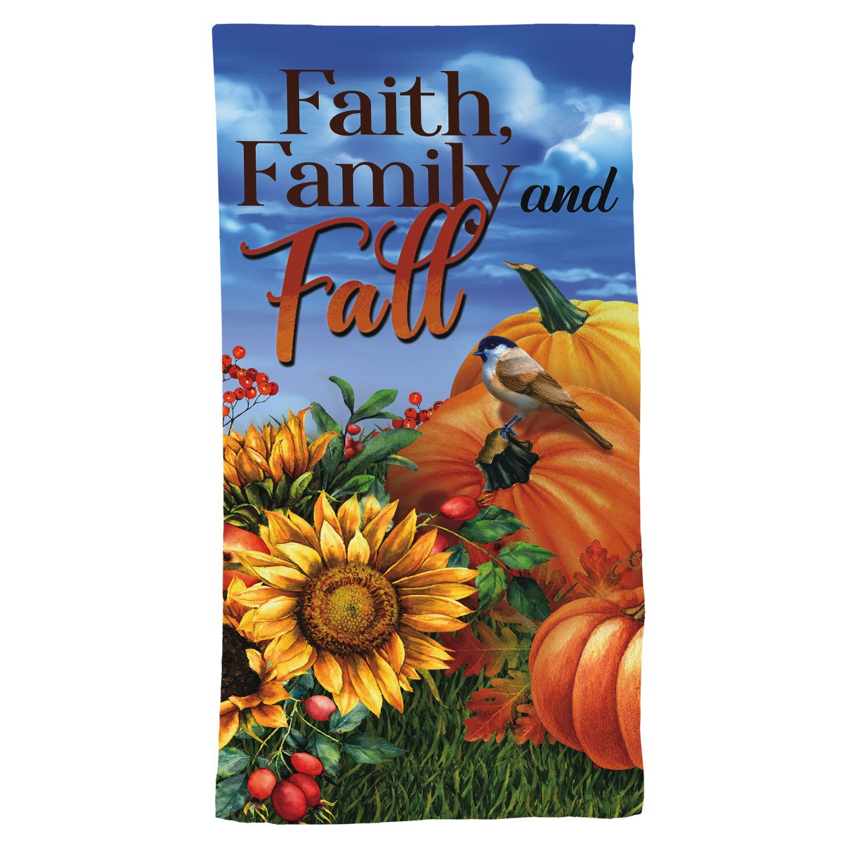 Briarwood Lane Faith Family and Fall Cotton Hand Towel