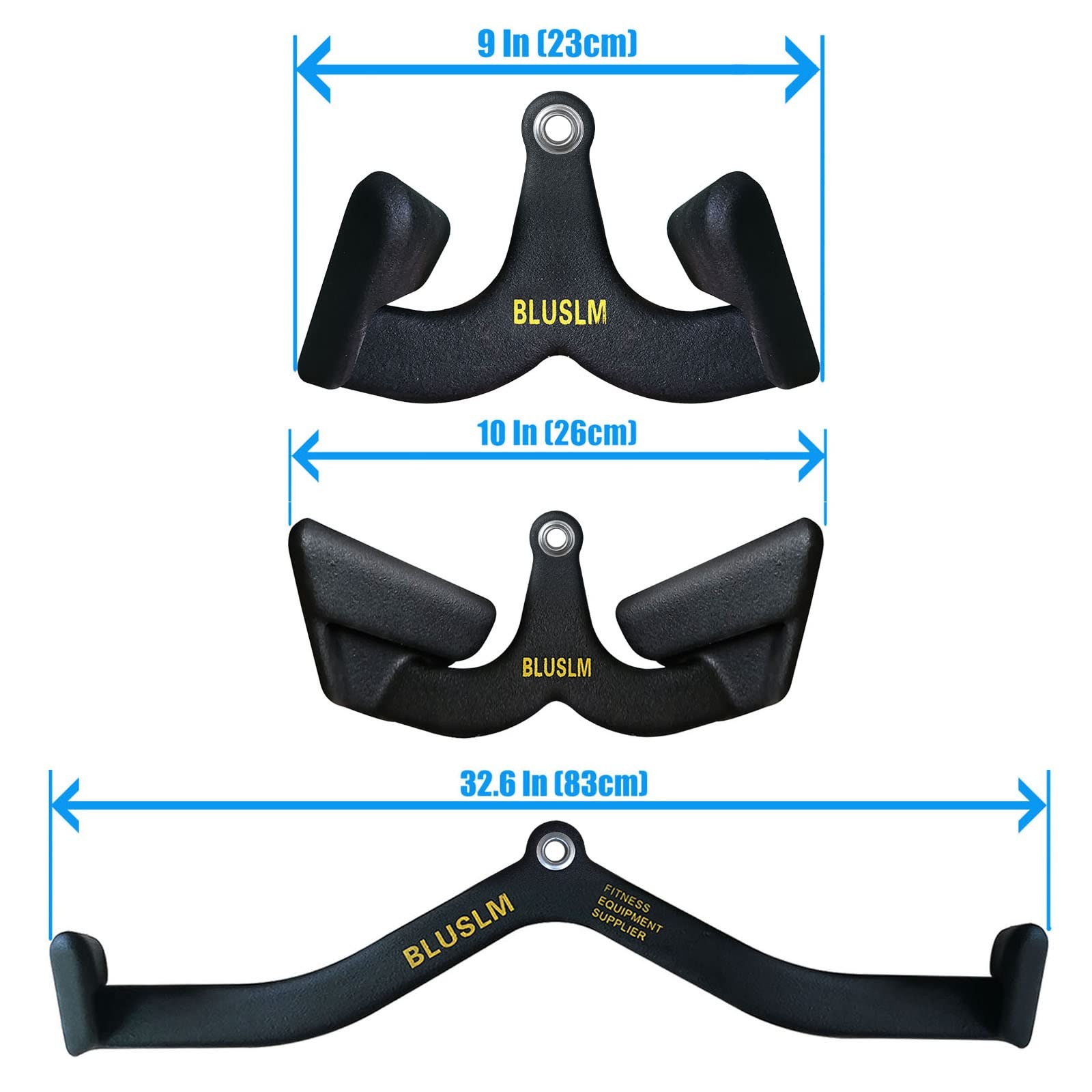 BLUSLM LAT Pull Down Bar for Cable Machine, LAT Pulldown Attachments Tbar Vba...