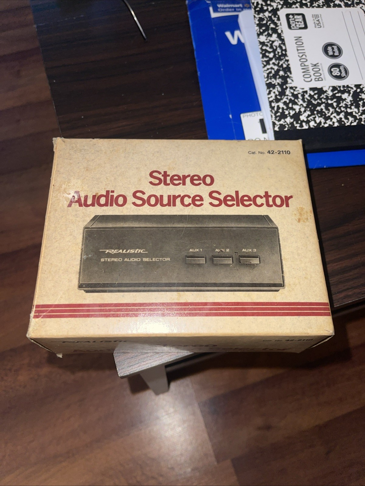 Radio Shack Realistic Stereo Audio Selector 42-2110 Vintage Switch Audio New OS