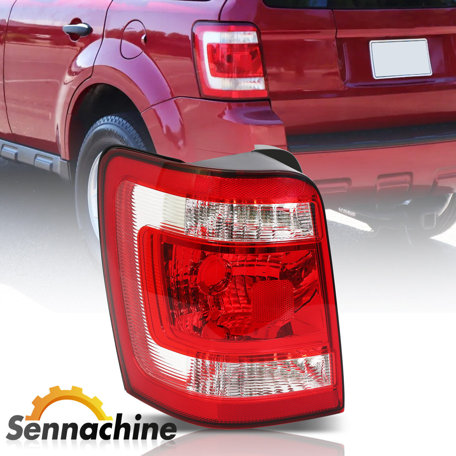 Tail Light Lamp for 2008-2012 Ford Escape Driver Side (LH) FO2800210 8L8Z13405A