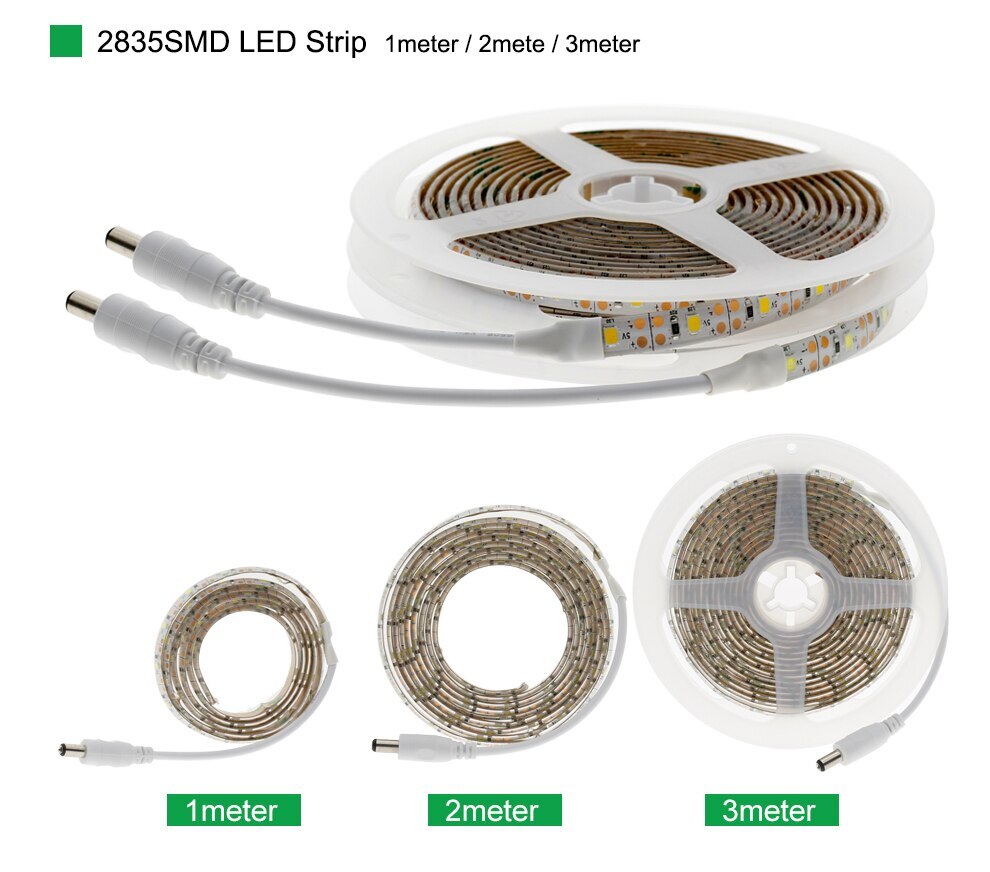 Motion Sensor LED Strip PIR Sensor LED Strip 2835 forDIY Under Bed Light Bedroom