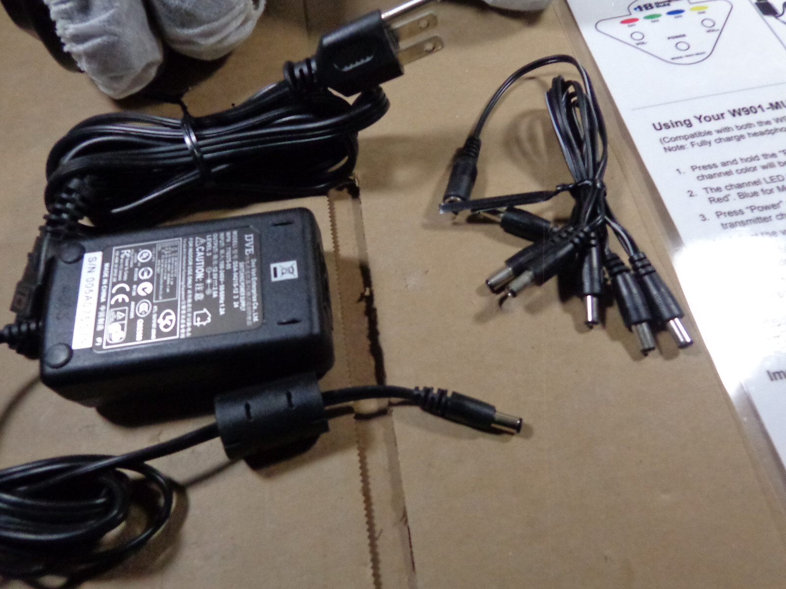 Hamilton Buhl W900-BLTM W901 Wireless 6 Headphones & Radio Transmitters NEW