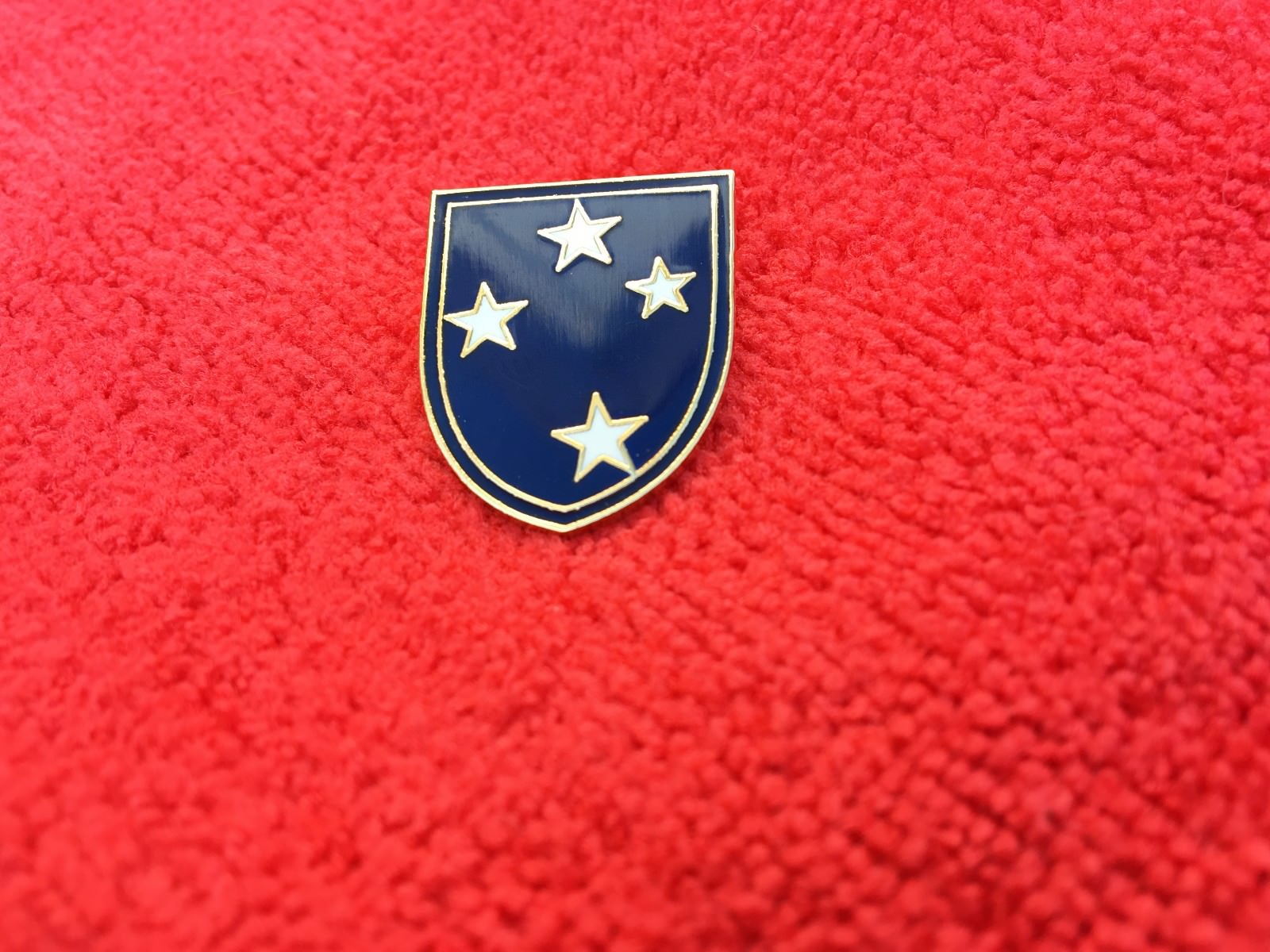 US ARMY 23RD INFANTRY DIVISION "AMERICAL DIVISION" HAT PIN MEASURES 7/8TH'S INCH