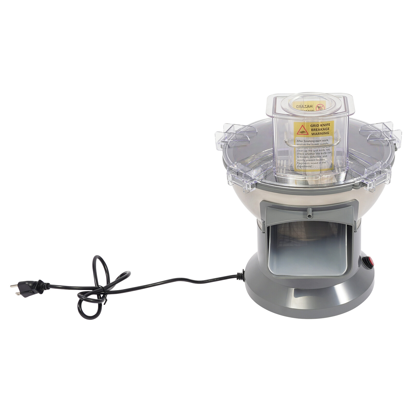Electric 4-in-1 Vegetable Chopper Fruit Processor Dice Slice Shred Strip Cutter