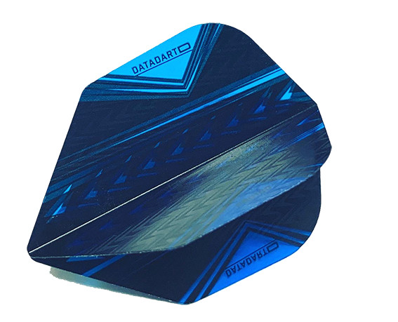 DataDart Pro 100 Trans Blue No6 Dart Flights