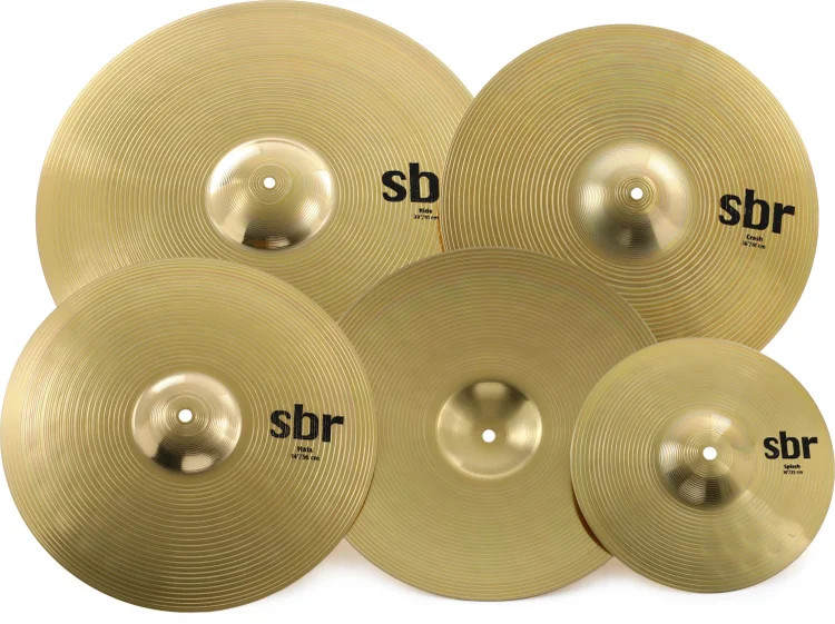 Sabian SBR 4-piece Performance Set with FREE 10" Splash