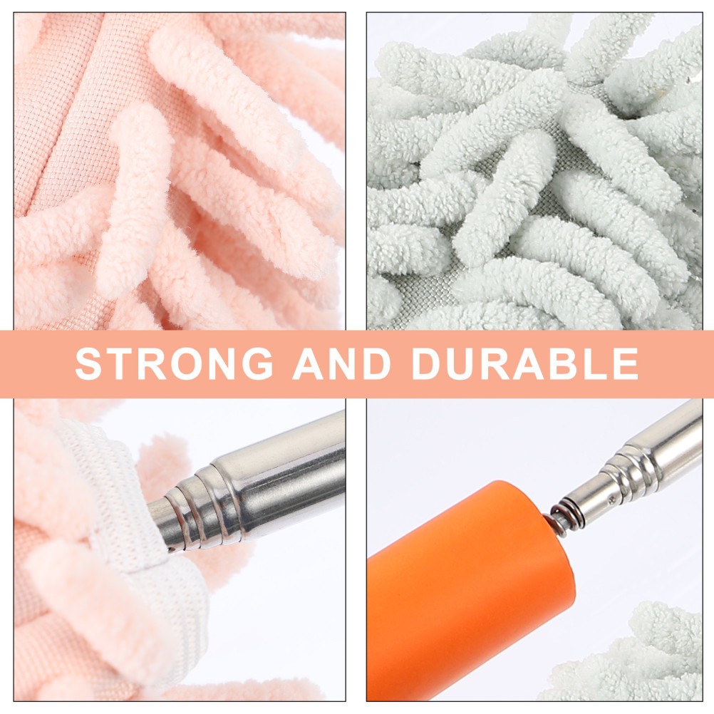 2 Pcs Retractable Gap Dust Cleaner Hand Duster Sweeper Brush Dusting