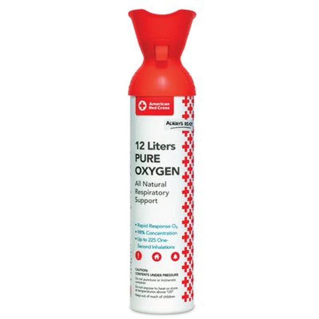American Red Cross 12 Liters Pure Oxygen Canister - Respiratory Support