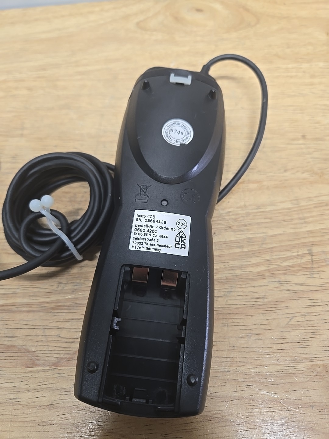 Testo 425 Anemometer Used