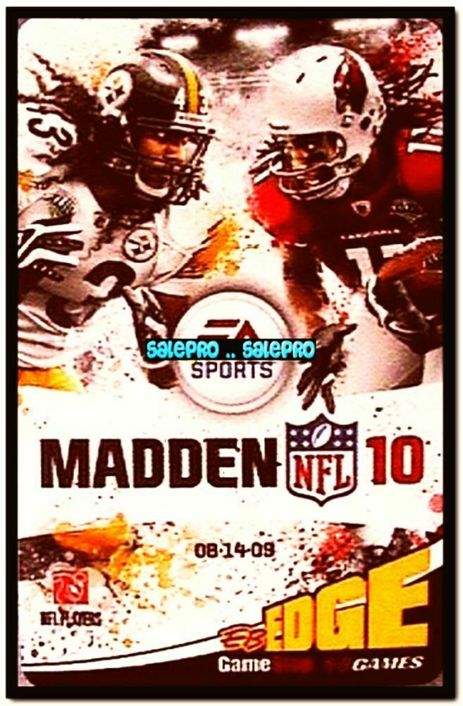 EB GAMES GAMESTOP 2010 NFL FOOTBALL LEAGUE SPORT RARE COLLECTIBLE GIFT CARD