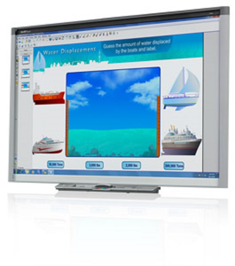 Interactive Smart Board SBX885 and Smart UF70W Projector