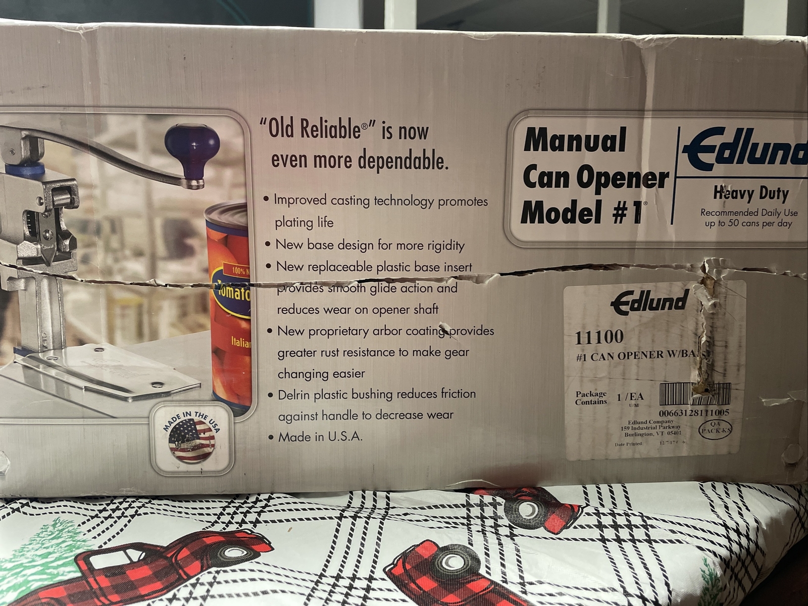 Edlund 1 Manual Can Opener - Silver (11100)