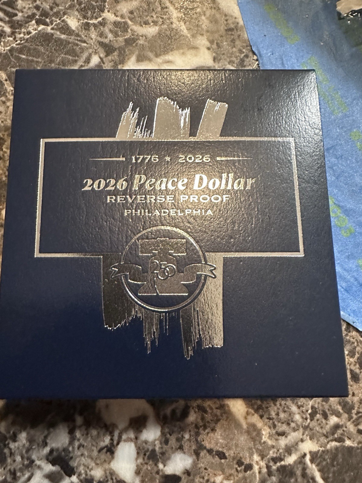 1776-2026 Peace Dollar Usmint Silver Reverse Proof  Philadelphia ￼in Hand
