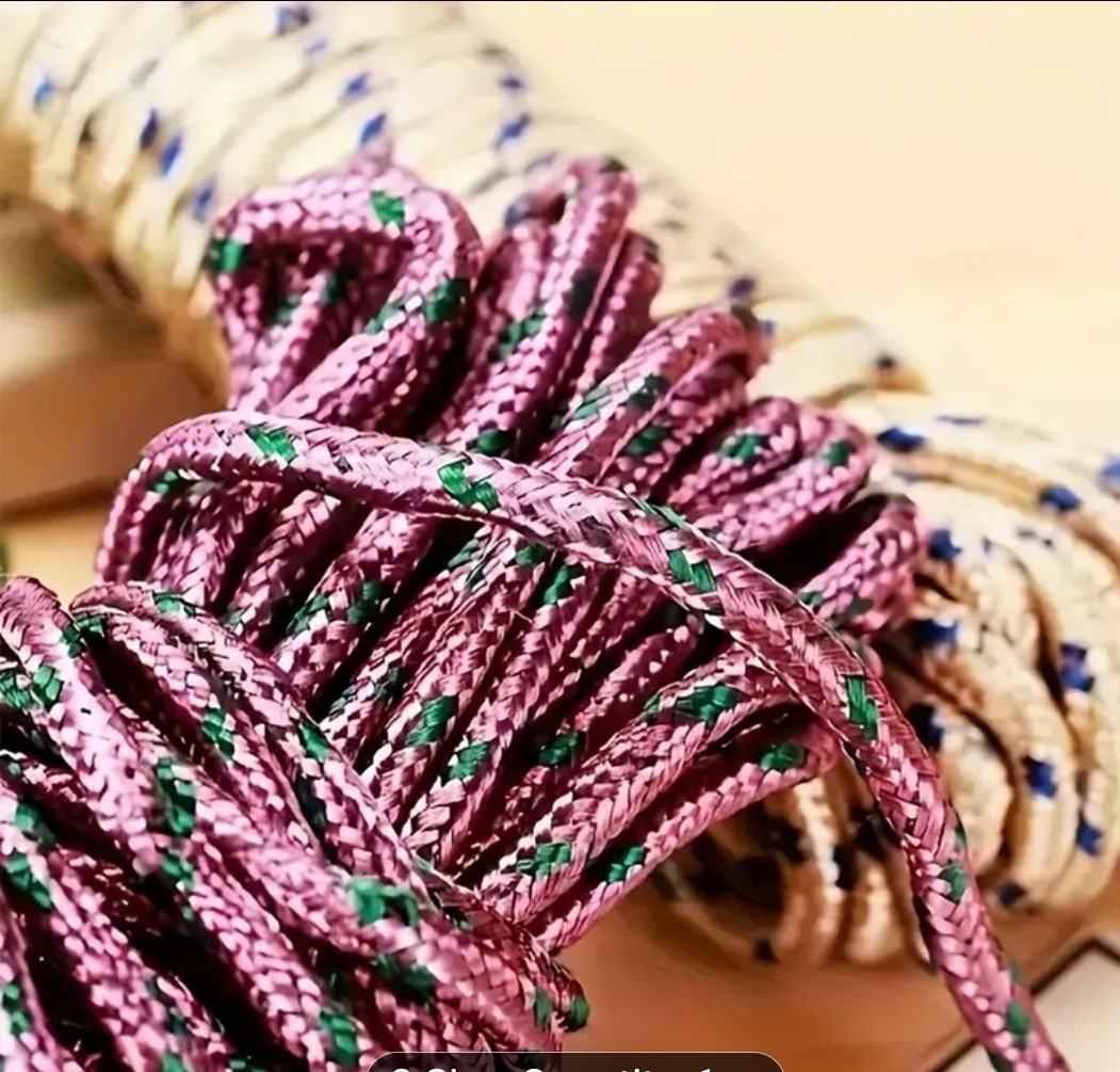 50pc Multifunctional Nylon Rope Non-slip And Windproof Rope 32ft