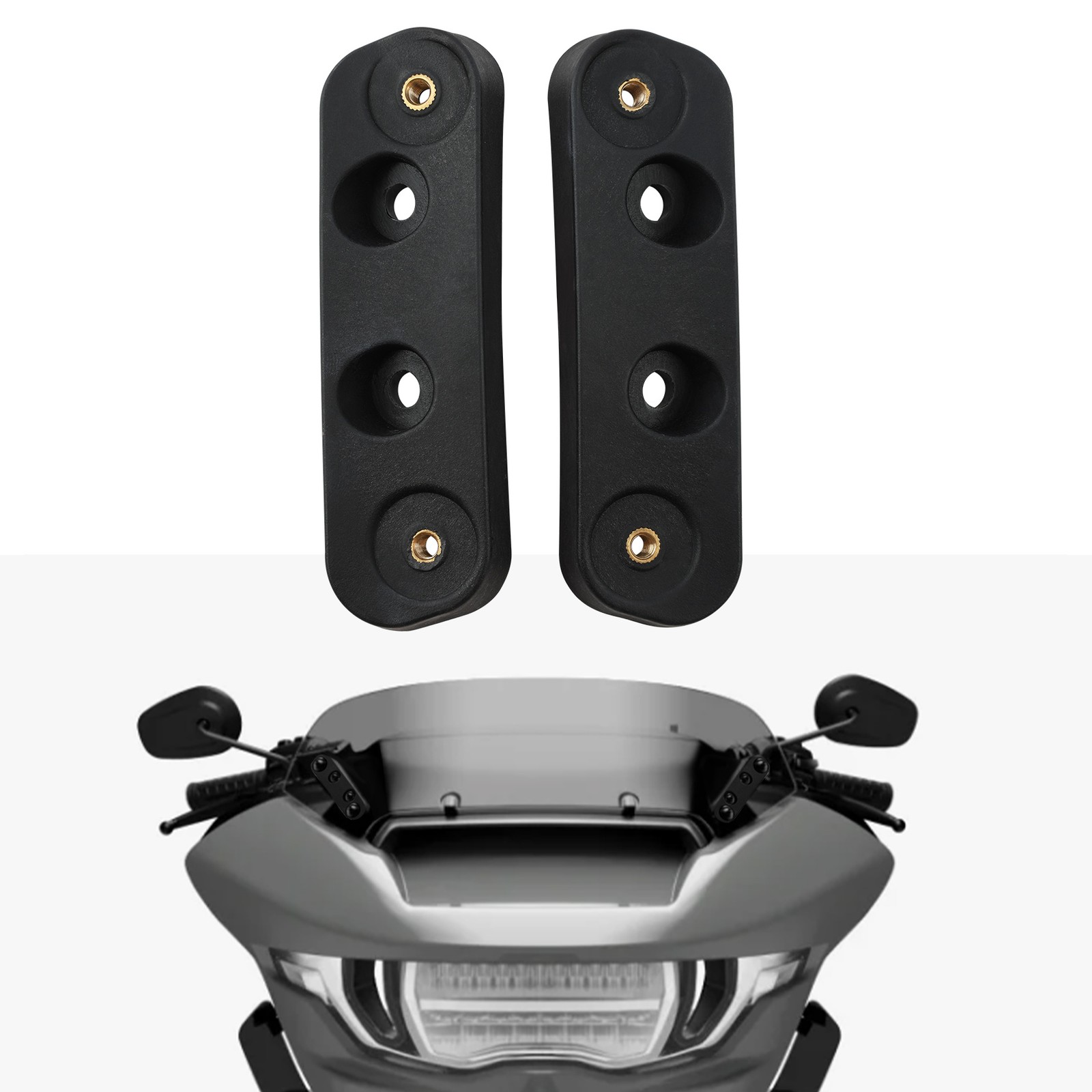 2PCS Windshield Bracket Riser Fit For Harley CVO Street FLHXSE 23-25 FLHX 2024
