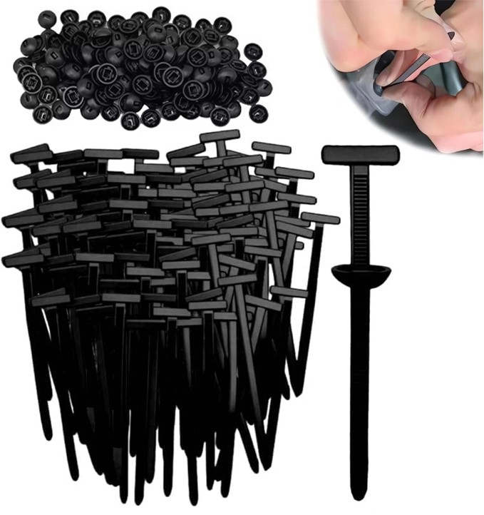 50pcs，100pcs Nylon Universal Cable Tie Buckle Heavy Duty Self-Locking Free Ship