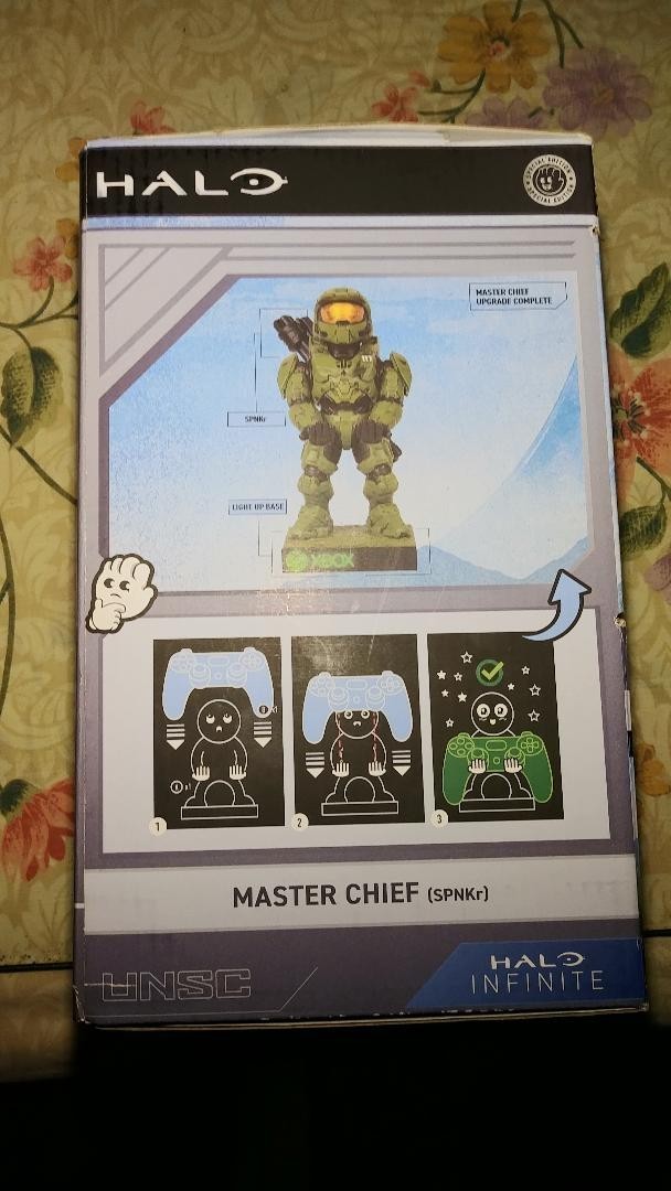 Halo Infinite Master Chief TARGET EXCLUSIVE Phone Controller Holder base lightup