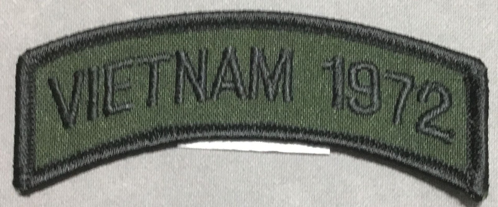 VIETNAM TAB "VIETNAM 1972" Embroidered Shoulder Patch