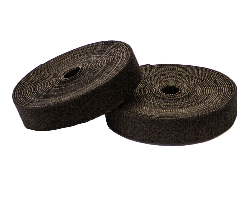 3/4" Inch Roll Hook and Loop Reusable Cable Ties Straps 5M 15ft 3 Pack