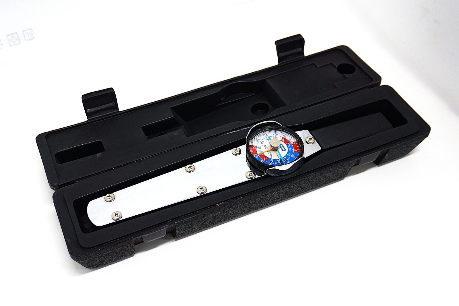 CDI Torque Wrench 6002LDIN Dial Type 3/8" Drive 0-600 in/lb Industrial w/ Case