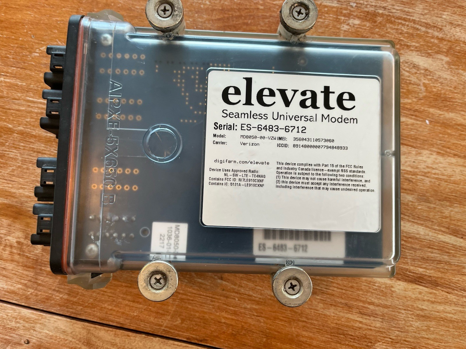 Digi Farm Elevate SLIM Modem with Starfire T-Cable. (Verizon)