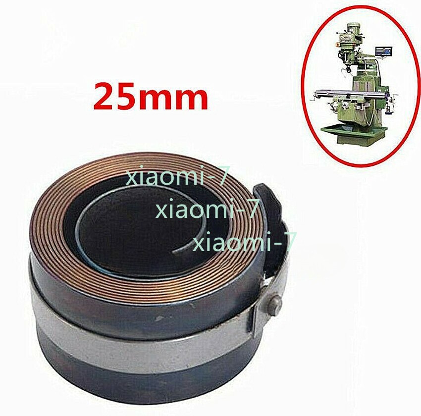 1pc Milling Machine Parts Spindle Quill Return Clock Spring R8 25mm