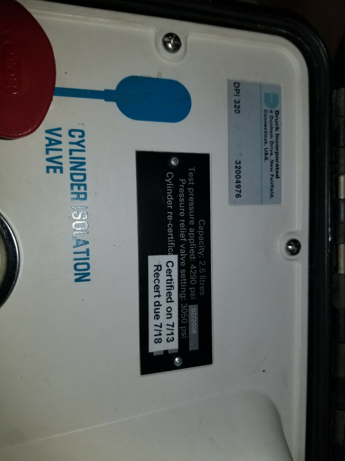 Druck DPI 320 Pressure Calibrator