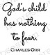 Nothing to Fear, Wood Mounted Rubber Stamp IMPRESSION OBSESSION - A13536