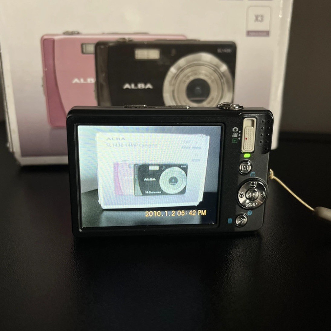 Alba SL1430 14.0MP Compact Digital Camera Black Tested Working Boxed