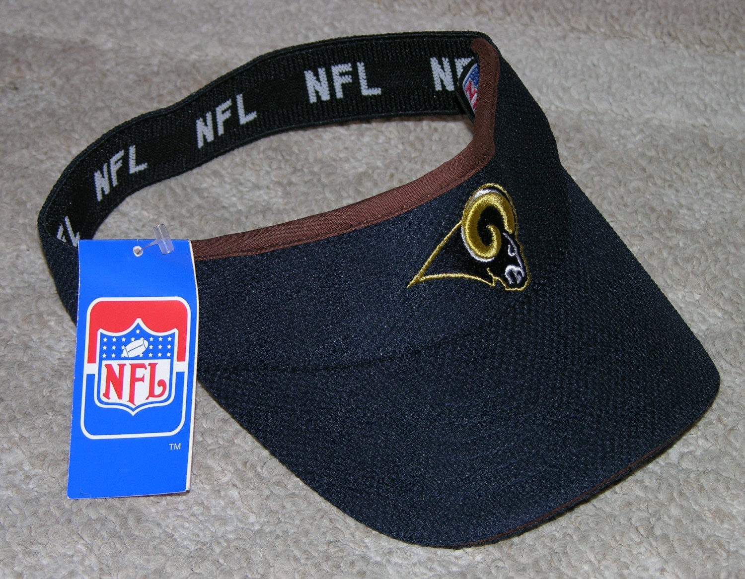 Saint Louis Rams Dark Blue with Brown Trim visor