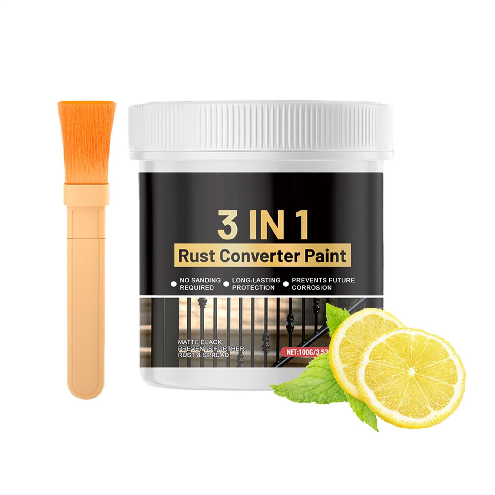 Rust Converter Paint & Metal Primer Long-Lasting Fast Dry Protective Coat