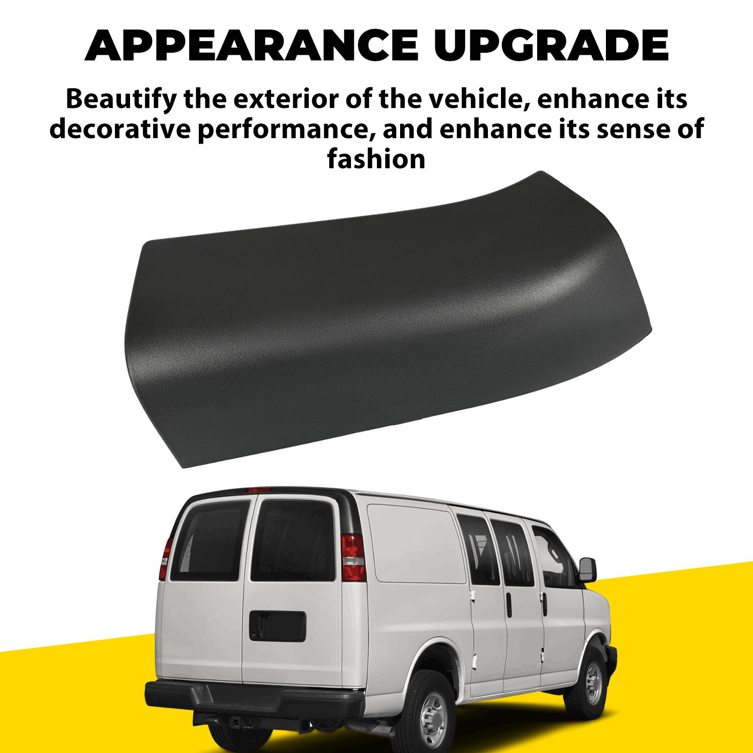Rear Exterior Right Side Molding Applique For Chevy Express / GMC Savana 2003-23