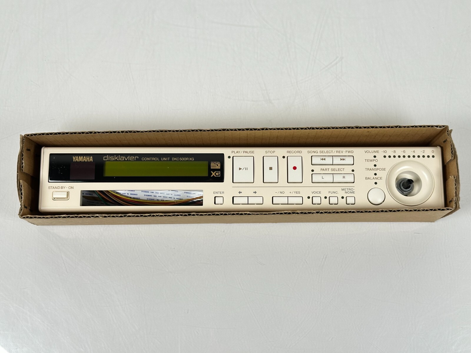 (NEW OLD STOCK) Yamaha Disklavier DKC 500R XG White Faceplate / Front Assembly