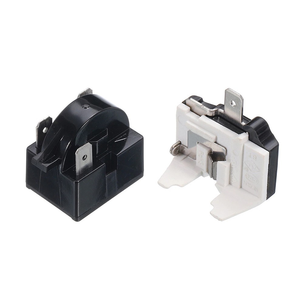 12HP Refrigerator Overload Protector 3 Pin PTC Starter Relay 4.7 Ohm Compatible