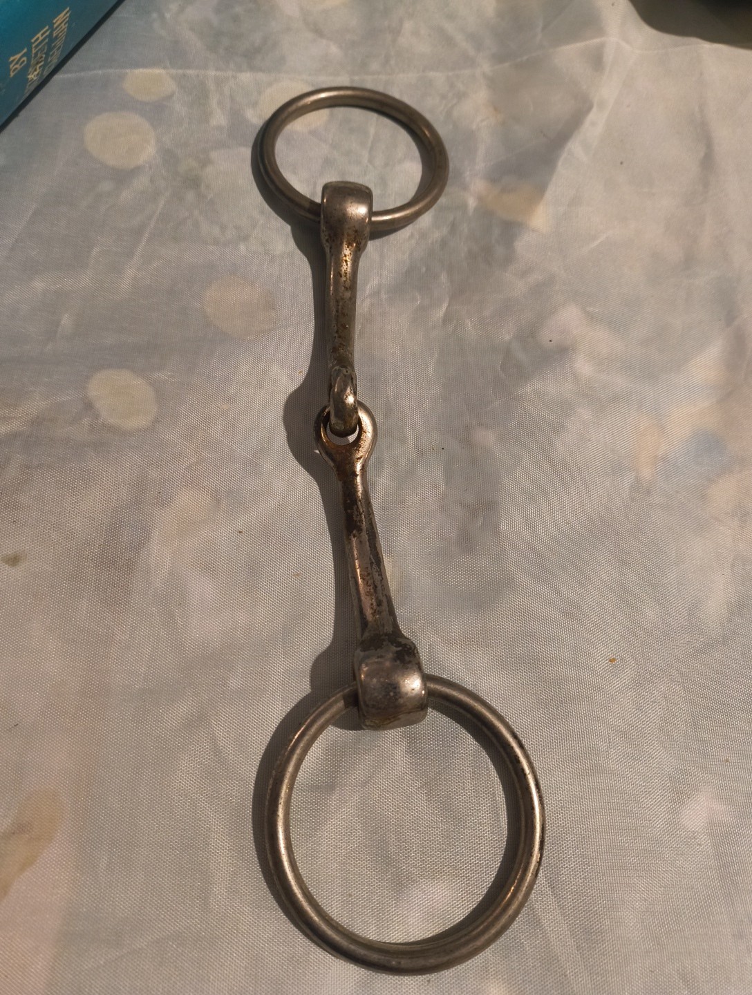 Stainless Steel Loose Ring 5" Mouth Snaffle Bit (Used)