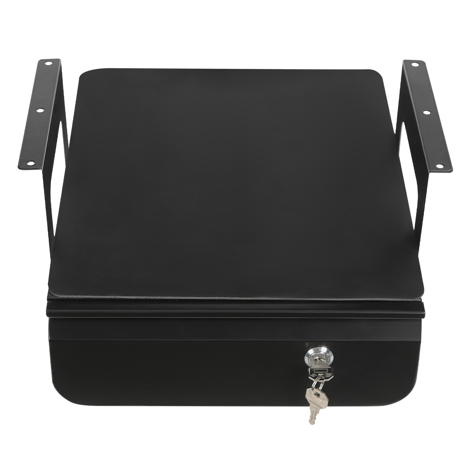 11.5*14.3in (L*W) Under Desk Pull-Out Drawer Lockable Sliding Storage Drawer
