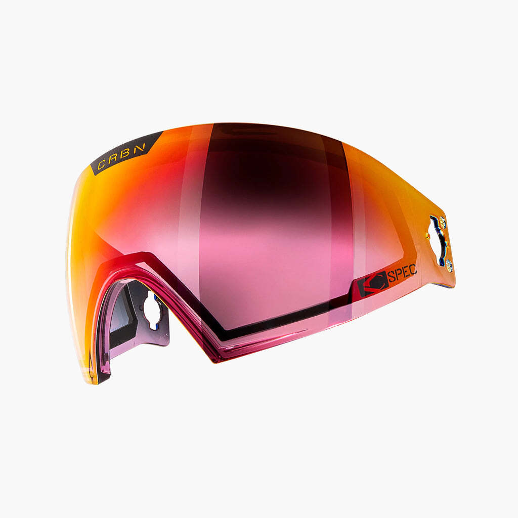 CRBN Zero C-Spec Midlight Lens - Rose Fade / Red Mirror - Paintball