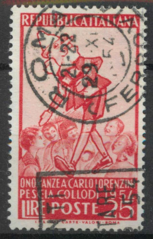 Italy 1954 Carlo Lorenzini Collodi SG 874 used C434 *COMBINED POSTAGE*