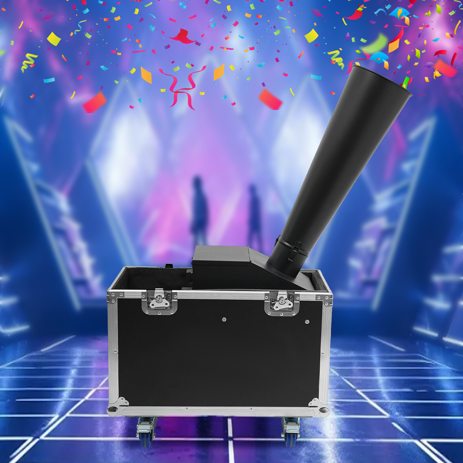 CO2 Confetti Machine with Flight Case Confetti Blaster Jet 19.68 ftUS