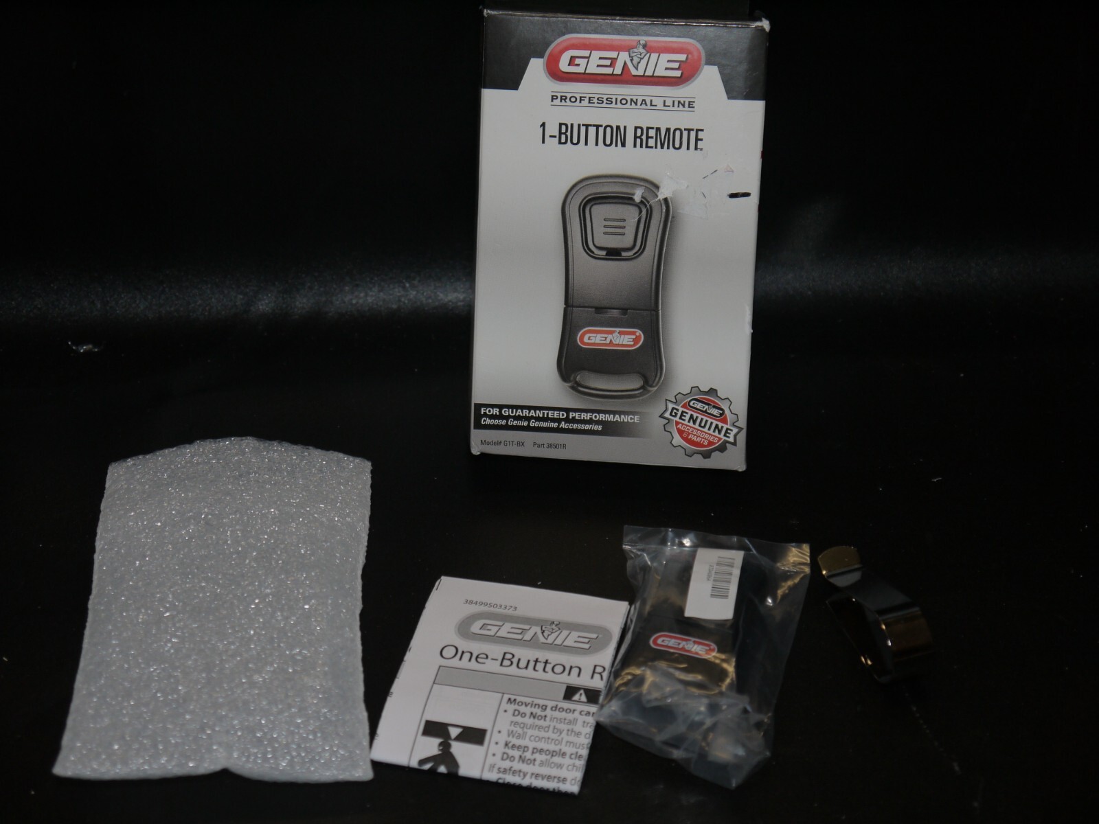 Genie G1T-BX 1-Button Garage Door Opener Remote