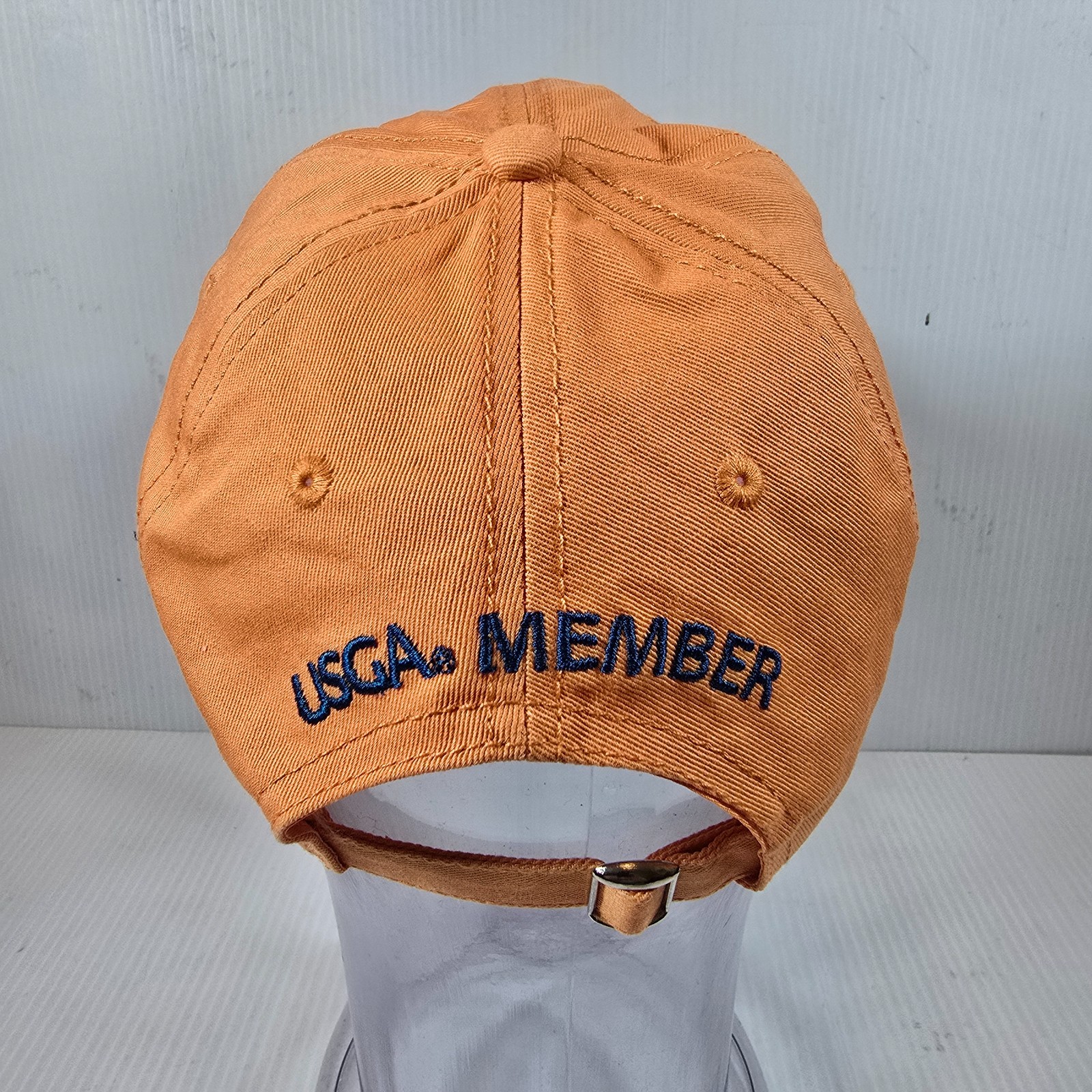 US Open 2015 Hat Cap Orange Adjustable OSFA Strap Golf Chambers Bay USGA Member