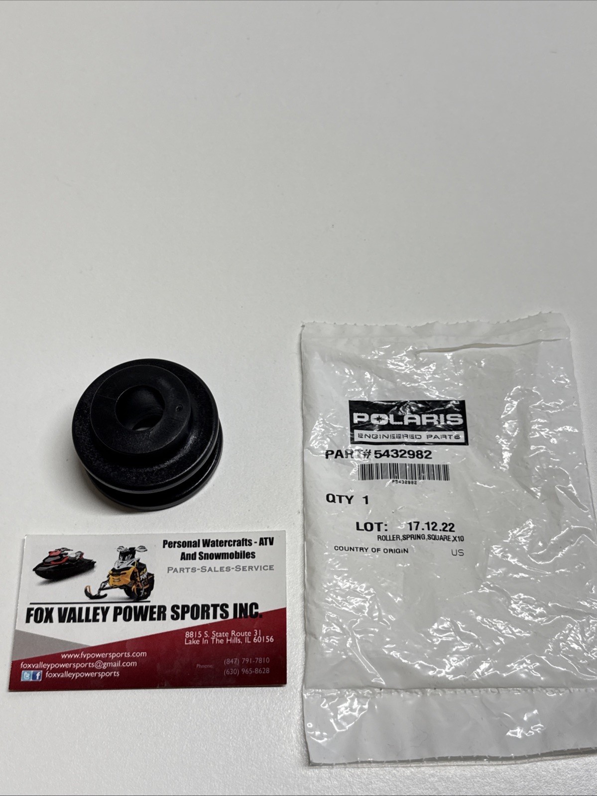 99-25 NEW OEM POLARIS SPRING SQUARE ROLLER 5432982 SNOWMOBILE