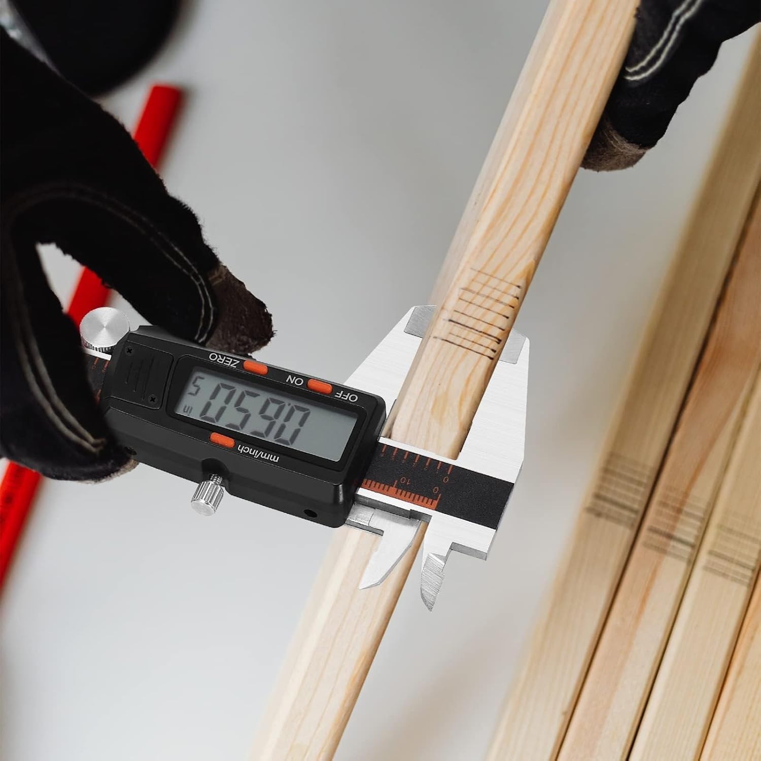 Digital Caliper 6 Inch with Large LCD Screen, Calipers Measuring Tool with Au...