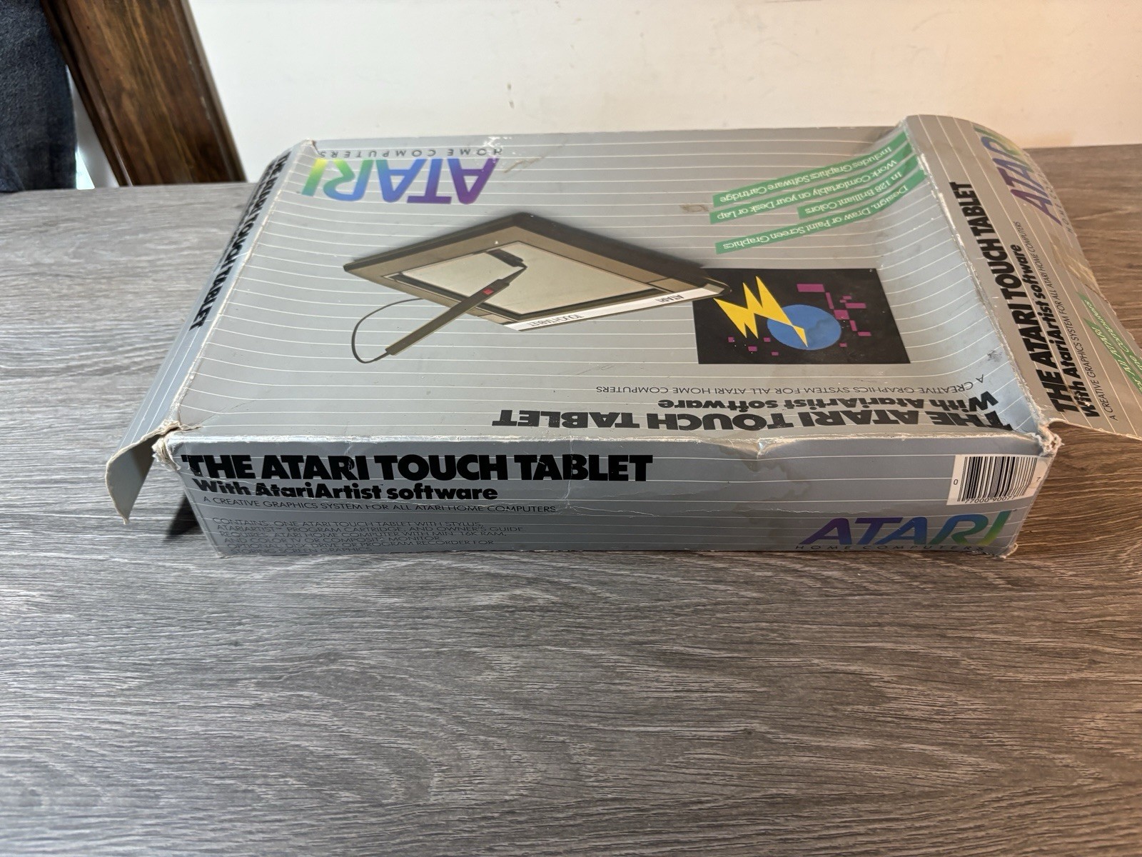 Untested Atari Touch Tablet Computer CX77 Missing Atari Artist software.