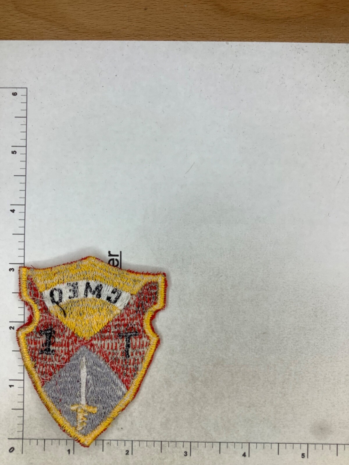 ASIAN MADE COMMAND MILITARY EXPLOITATION COMMAND PATCH