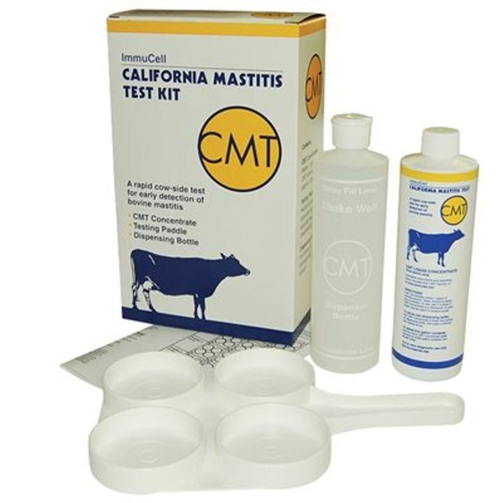 CMT Mastitis Test Kit Liquid Paddle Bottle Dairy Starter Kit ImmuCell